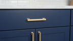 Alzassbg Brushed Gold Cabinet Pulls and Handles 10 Pack, AL3061MGP - color: Brushed Gold, size: 3-3/4" Hole Center