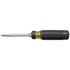 Klein Tools 32305 Multi-bit Ratcheting Screwdriver, 15-in-1 Tool with Phillips, Slotted, Square, Torx and Combo Bits and 1/4-Inch Nut Driver - size: 15-in-1, Standard