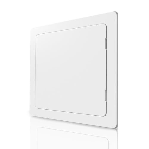 BOZZON Access Panel for Drywall - 24 x 24 in - Wall Hole Cover - Access Door - Plumbing Access Panel for Drywall - Heavy Durable Plastic White - size: 24 x 24