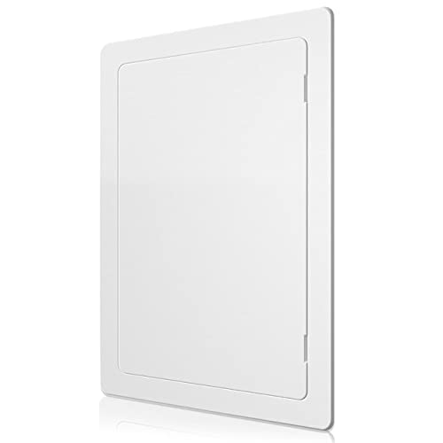 BOZZON Access Panel for Drywall - 6 x 9 in - Wall Hole Cover - Access Door - Plumbing Access Panel for Drywall - Heavy Durable Plastic White - size: 6 x 9