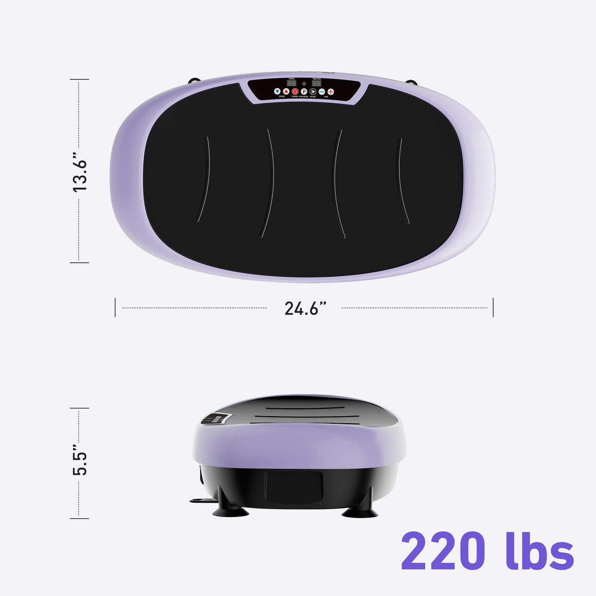 DeerRun® High-Power Full‑Body Vibration Plate Workout, 220lbs