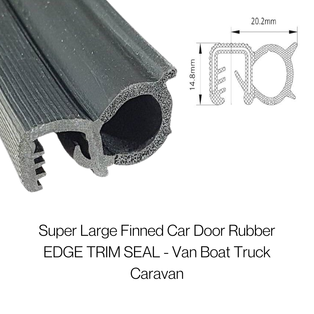 Flexible PVC Edge Trim with Closed Cell Neoprene Bubble Seal – Water Tight Rubber Seal
