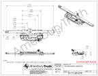 Amesbury Truth 222 Encore Awning Window Operator – Narrow Sill Mount 51.11.00.215