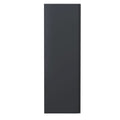 Hudson Reed Urban Wall Hung Tall Unit with 1 Soft Close Door and 3 Shelves, Modern Bathroom Storage Cabinet in Soft Black, 400mm