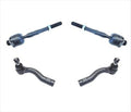 Fits 2006-2012 Ford Fusion & 2007-2012 Lincoln MKZ Front Inner & Outer Tie Rods