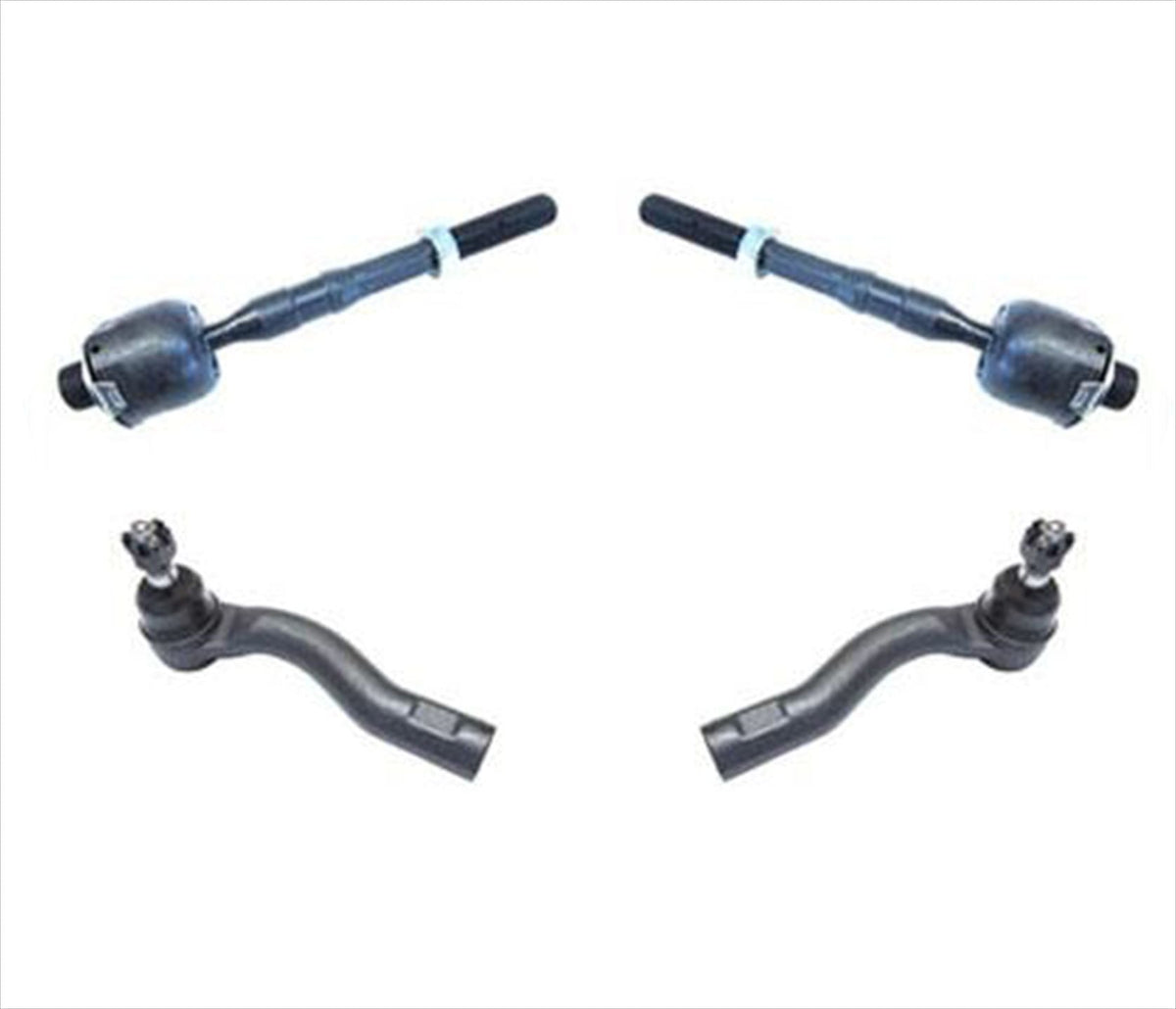 Fits 2006-2012 Ford Fusion & 2007-2012 Lincoln MKZ Front Inner & Outer Tie Rods