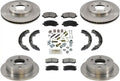 Brake Rotors Brake Pads Spring Kit for Mitsubishi Galant 2.4L 08-12