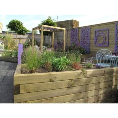 Ungrooved Landscape Timber (Planed Timber) - 90mm x 140mm x 2.35m