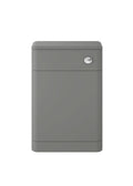 Hudson Reed Solar Floor Standing WC Unit, Back to Wall WC Units for Modern Bathroom, Cool Grey, 550mm