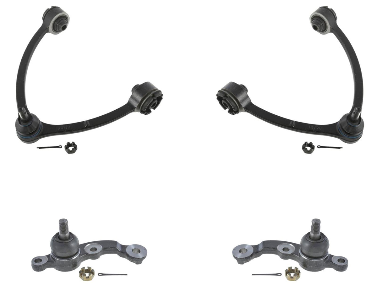 Fits 95-97 Lexus LS400 Driver & Passenger Upper Control Arms Lower Ball Joints