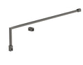 Nuie Wetroom Screen Support Arm, Crafted from High-quality Stainless Steel, Brushed Pewter
