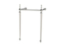 Old London Richmond Basin stand, Adjustable Durable, Easy-Install Basin Support for Traditional Toilet Accessory, Chrome