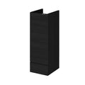 Hudson Reed Fusion Floor Standing 1 Soft Close Door Base Unit without Basin, Modern Bathroom Cabinet in Charcoal Black Finish, 300mm