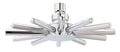 Hudson Reed Fixed Shower Heads Fixed Head, Unique Cloudburst Rainfall Shower Head in Chrome