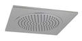 Hudson Reed Fixed Shower Heads Ceiling Tile Fixed Head, Square Minimalist Design, Shower Accessories, Chrome, 500mmX500mm