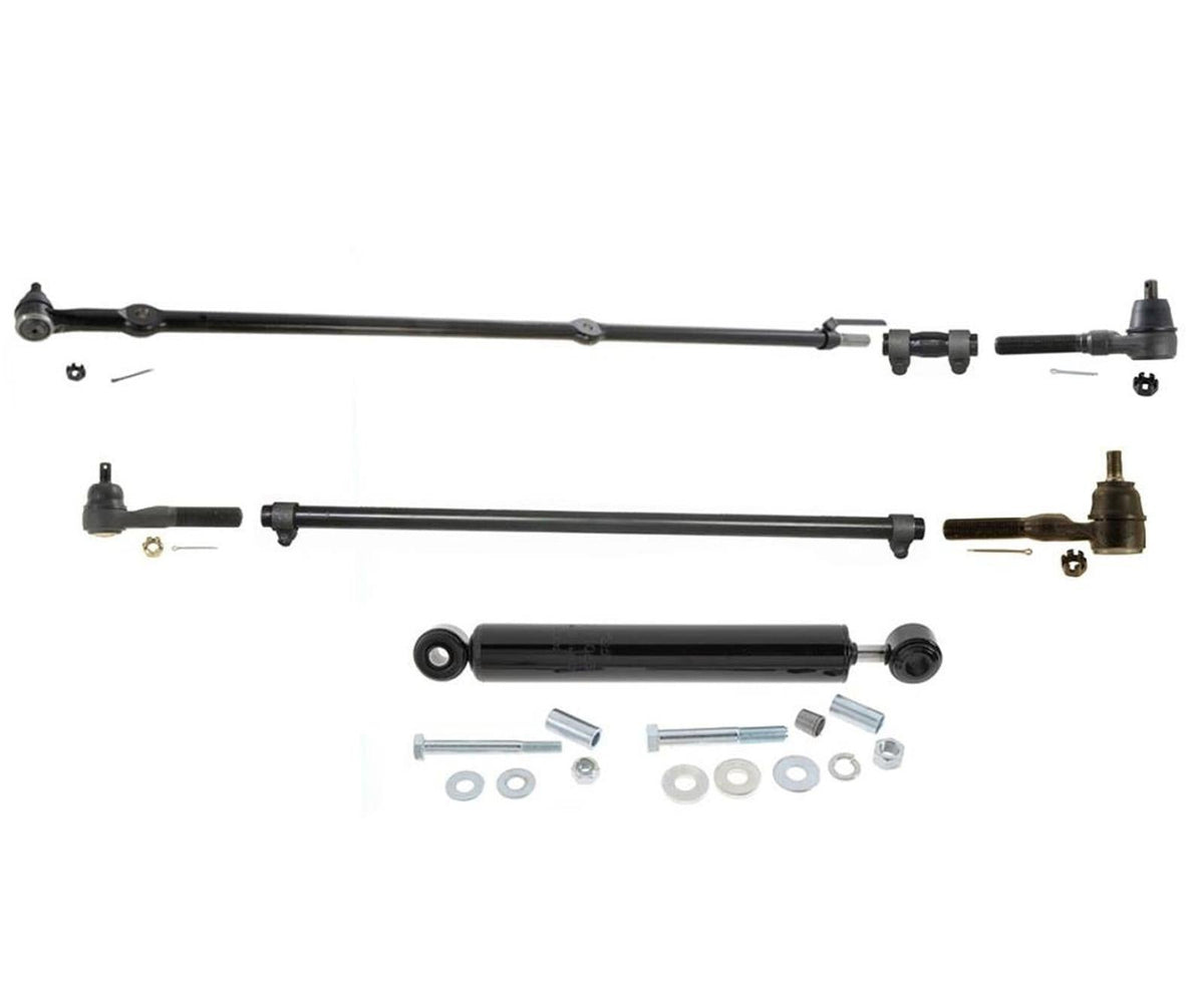 Drag Link Tie Rods Track Bar Stabilizer For Jeep Wrangler 91 1992 1993 1994 1995