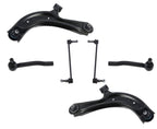 Front Lower Control Arms Outer Tie Rods and Links For Nissan Sentra 2013-2019