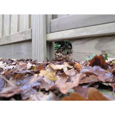 Hedgehog Gravel Board for Use with Slotted Posts
