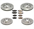 Front Rear Disc Brake Rotors Brake Pads for Lincoln LS 2000 2001 2002 2005 2006