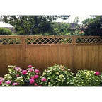 Diamond Trellis Fence Panel Topper