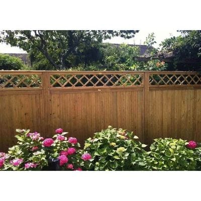 Diamond Trellis Fence Panel Topper