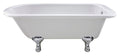 Old London Barnsbury Freestanding Bath Tub with Corbel Leg Set, Durable Single Ended Traditional Bathroom Style in White, 1700mm