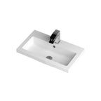 Hudson Reed Fusion Floor Standing 2 Door Vanity Unit & Polymarble Basin, Bathroom Sink Vanity Unit, 600mm