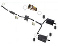 Rear Converter & Exhaust System Dual Rear Mufflers for Accord 03-05 3.0L 4Dr