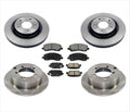 Front Rear Rotors & Brake Pads For Mitsubishi Outlander All Wheel Drive 2013-15