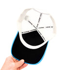 KickAss Snapback Trucker Cap - Blue and White