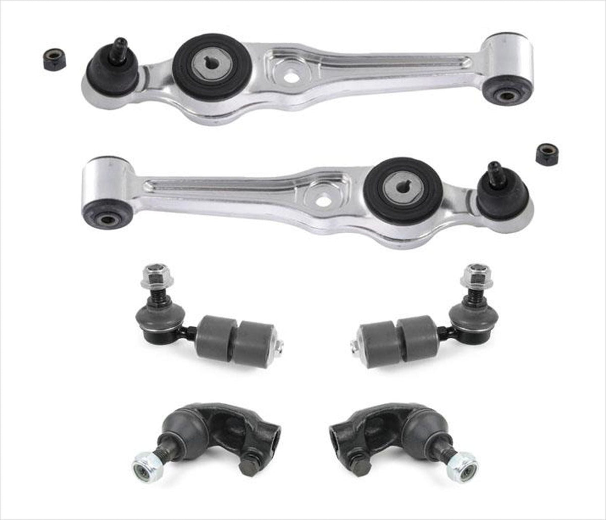 Lower Control Arm W Bushing Ball Joint Tie Rod Sway Bar for 1999-2002 SAAB 9-3