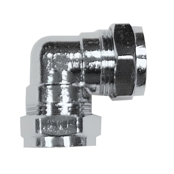 PX12 Primaflow Chrome Plated Compression Elbow 15mm (Pack of 10)