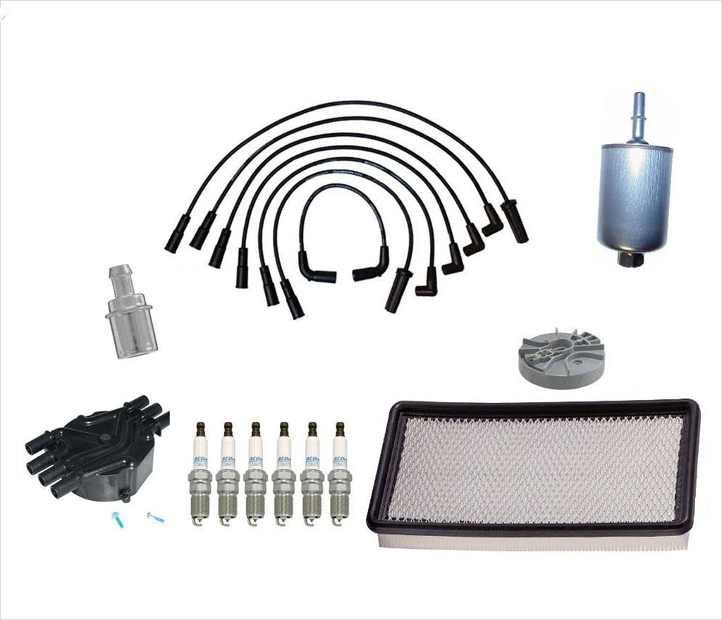 Spark Plug Ignition Wires Plugs Air Filter Chevrolet Blazer 1998-2002 4.3L vin W