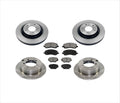 Front & Rear Brakes Rotors & Ceramic Pads Kit for Mitsubishi Outlander 07-08