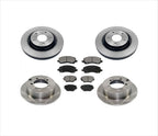 Front & Rear Brakes Rotors & Ceramic Pads Kit for Mitsubishi Outlander 07-08