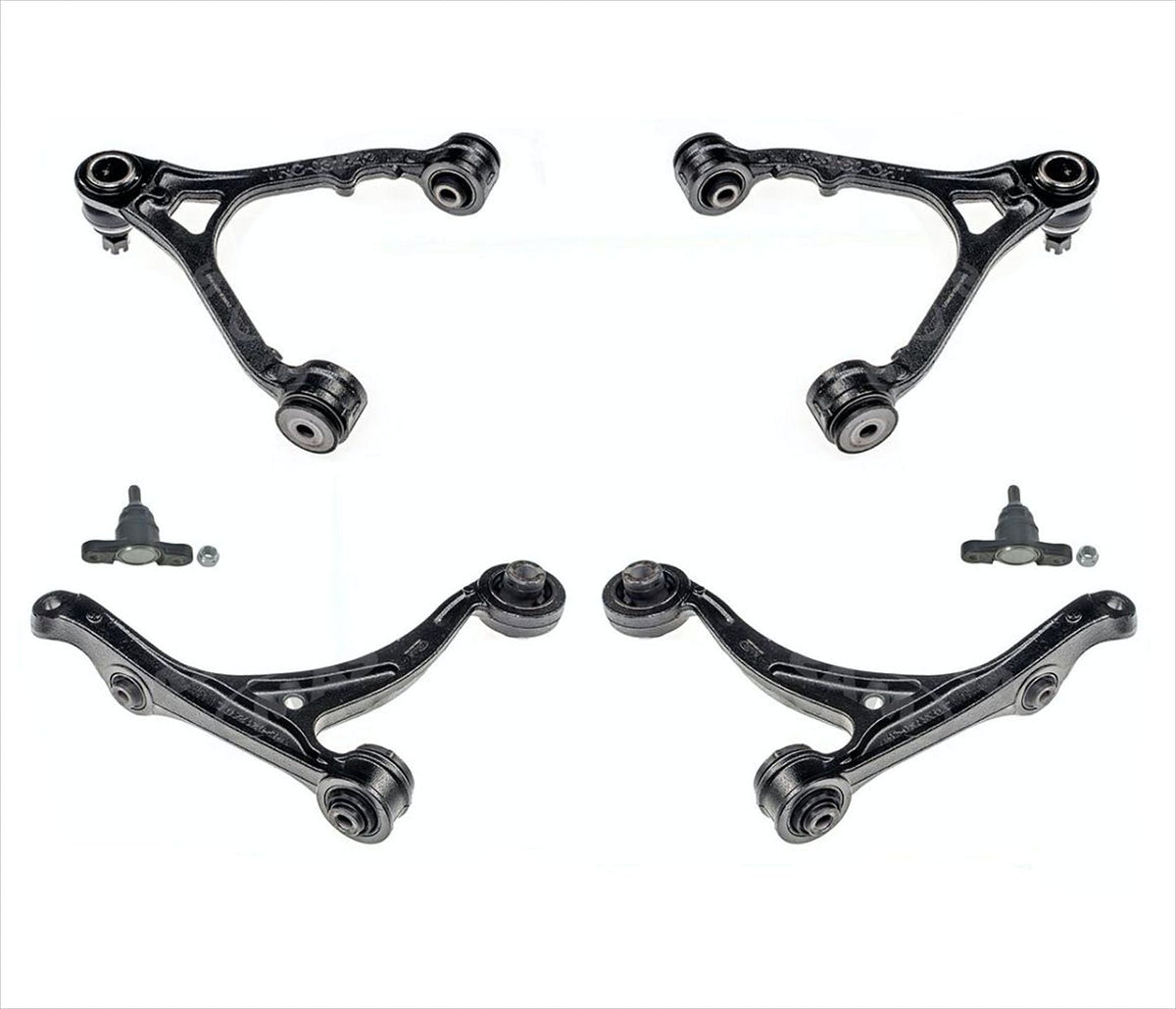 Front Lower & Upper Control Arms & Ball Joints For Honda S2000 2000 2007 08 2009