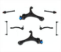 Front Lower Control Arms W/ BJs 8Pcs Chassis Kit Fits Honda Civic 2012-2015