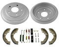 Rear Brake Drums Brake Shoes & Hardware Spring Kit For Honda Civic 2006-2015
