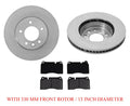 Front Disc Brake Rotors Disc Brake Pads for Volkswagen Touareg 2011 2015 2017