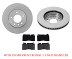 Front Disc Brake Rotors Disc Brake Pads for Volkswagen Touareg 2011 2015 2017