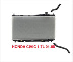 Radiator Upp Low Hoses For Honda Civic 1.7 Automatic Trans 01-05 19010PLC901