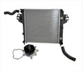 Water Pump Radiator With Upper & Lower Hoses Fits 2002 2003 2006 Liberty 3.7L