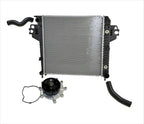 Water Pump Radiator With Upper & Lower Hoses Fits 2002 2003 2006 Liberty 3.7L