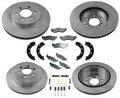 Fits 2003 Dodge Durango Front & Rear Rotors & Ceramic Pads Parking Shoe Set 8pc