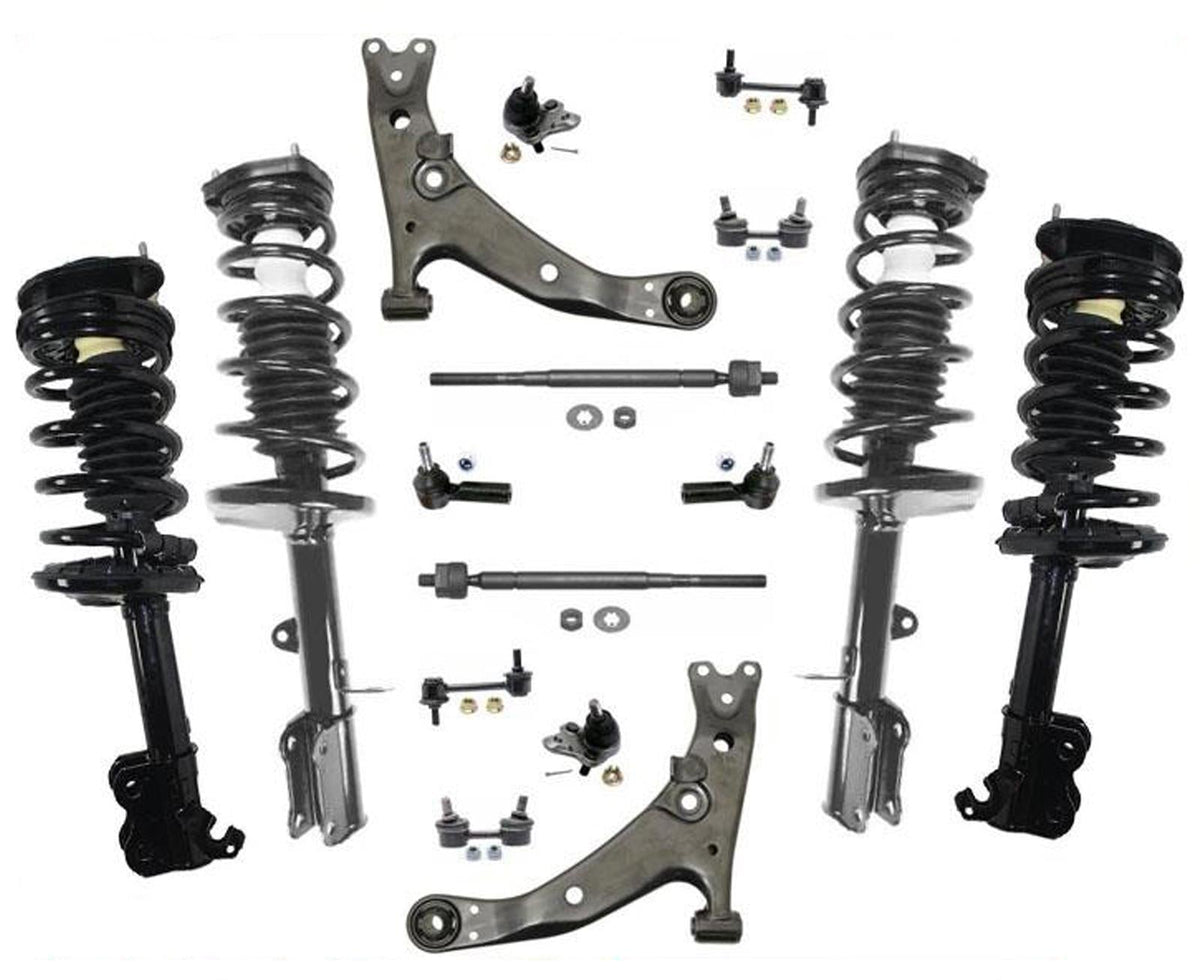 Front & Rear Suspension and Steering Chassis Kit for Toyota Corolla 96-02