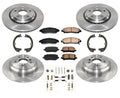Front & Rear Brake Rotors Brake Pads for Honda Pilot Kit 2016-2019 8pc