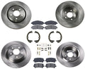 Disc Brake Disc Rotors, Ceramic Brake Pads for 2017 2018 2020 Acura MDX Hybrid