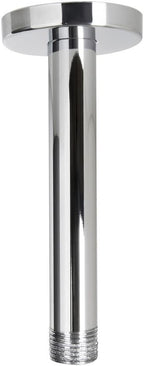 iBathUK Fastiq Fixed Shower Head Arm Ceiling Mounted Modern Stainless Steel, Stylish Bathroom Shower Accessory, 150mm