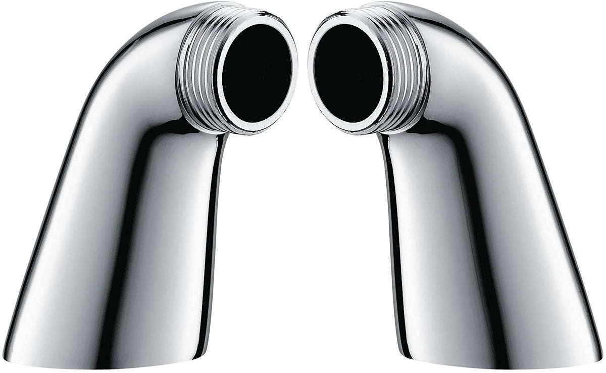 iBathUK Nira Bathroom Bath Mixer Tap Legs Adapter Pillar for Easy Installation and Secure Fit, Bathroom Mixer Tap, Chrome