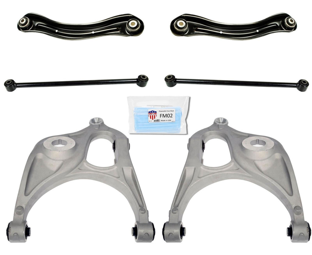 Rear Upper & Lower Control Arms Fits 2011-2021 Jeep Grand Cherokee